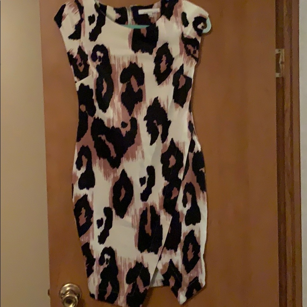 Leopard print dress NWOT